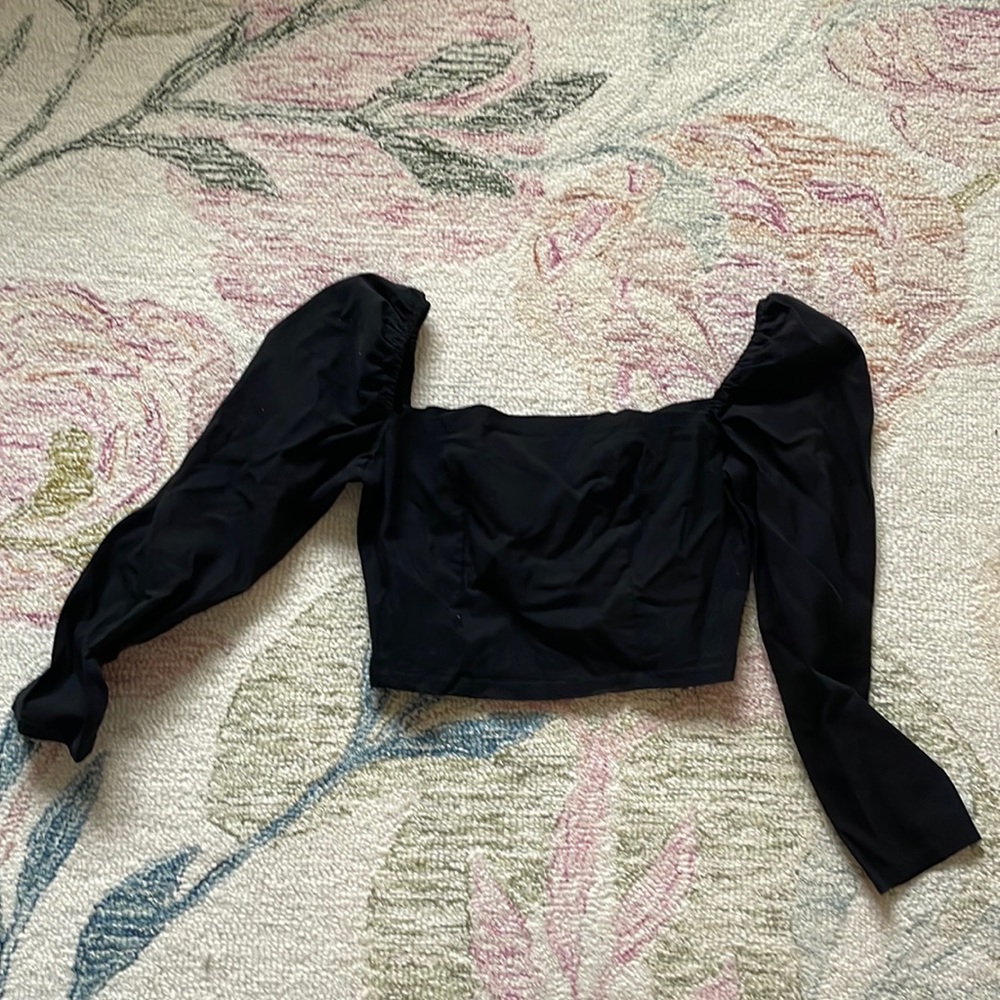 Black urban outfitters crop top